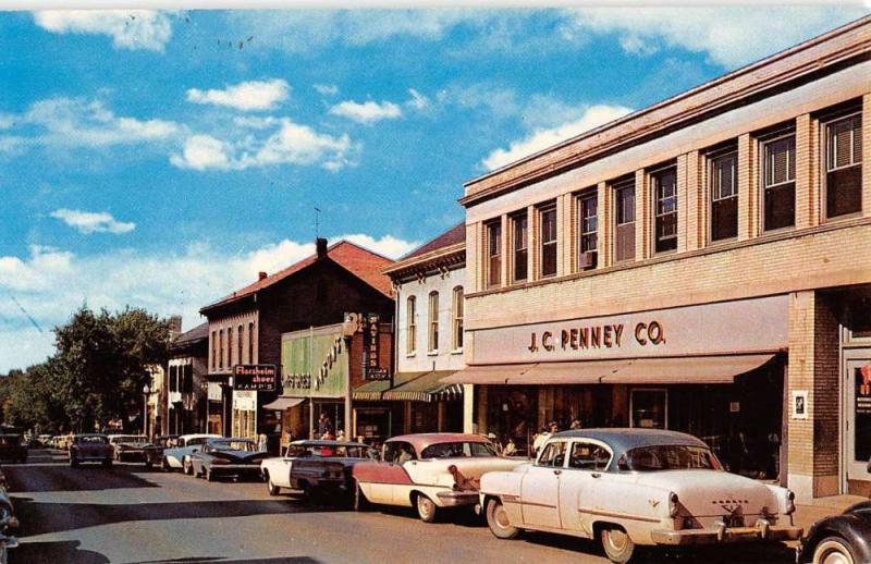 Somerset Pennsylvania Main Street Scene Historic Bldgs Vintage Postcard K69590