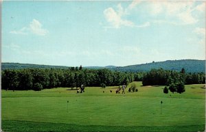 Postcard ME Wilton Fairways at Golf Course at Wilson Lake Country Club 1960s S88