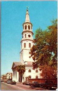 Saint Michael's Church Charleston South Carolina SC Oldest Edifice Postcard