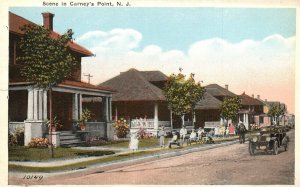 Vintage Postcard 1920's Scene in Carney's Point New Jersey N. J.