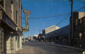 Elkton Maryland MD Main Street 1950s Street Scene Vintage Postcard