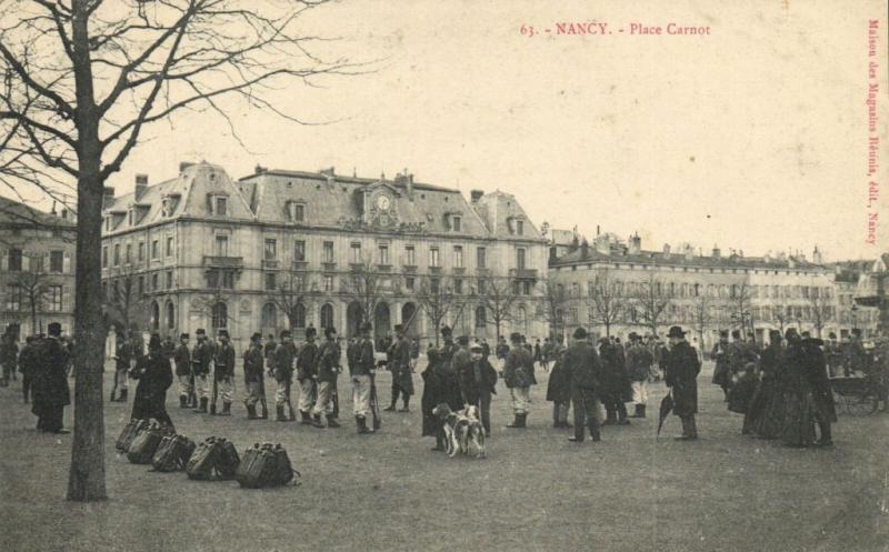 CPA Militaire (Dep.54) Nancy - Place Carnot (90747)