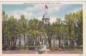 Nevada Carson City State Capitol Building 1950