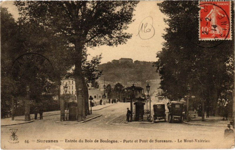 CPA PARIS 16e - Porte et Pont de Suresnes (79296)
