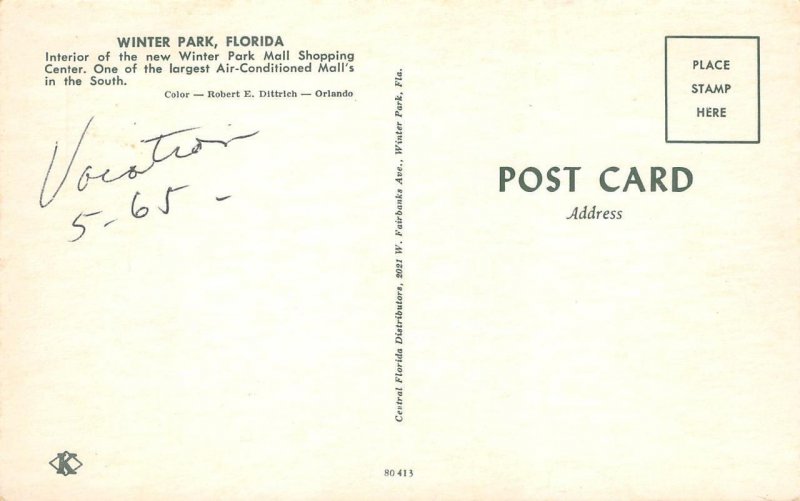 Vintage Postcards of Winter Park, Florida