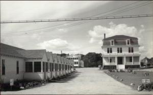 York Beach ME Motel Real Photo Postcard #2