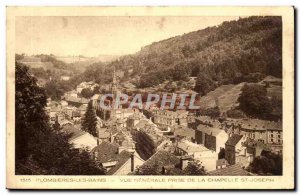 Plombieres les Bains Old Postcard General view taken from the St. Joseph Chapel