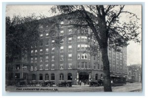 c1940s The Lafayette Building Portland Maine ME Unposted Vintage Postcard 