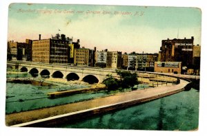 NY - Rochester. Aqueduct Carrying Erie Canal Over Genesee River