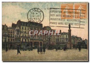 Old Postcard Lille Grand Place