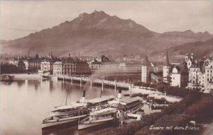 Switzerland Luzern mit dem Pilatus