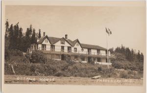 1951 PARRSBORO Nova Scotia Canada RPPC Postcard OTTAWA HOUSE