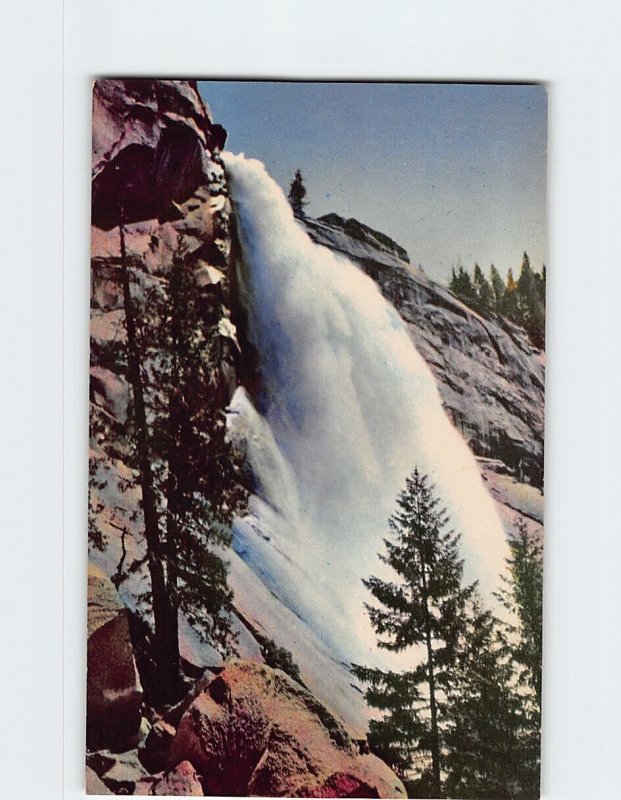 Postcard Nevada Fall, Yosemite National Park, California