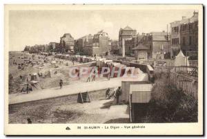 Postcard Old St Aubin sur Mer La Digue Vue Generale