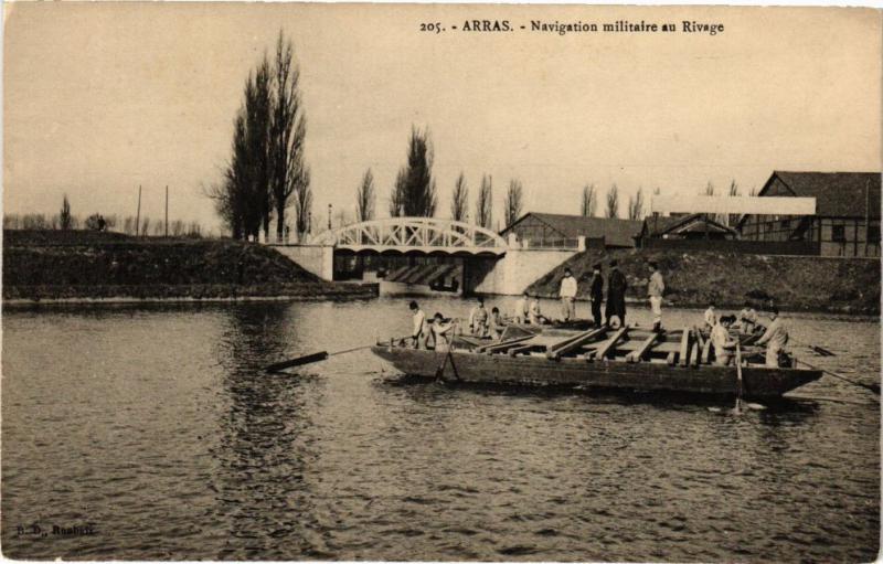 CPA ARRAS - Navigation militaire en Rivage (220262)