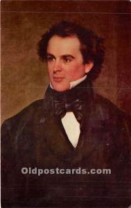 Oil Protrait of Nathaniel Hawthorne by Charles Osgood 1840 Famous People Unused 