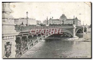 Old Postcard Lyon Le Pont de l'Universite