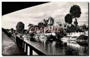 Postcard Modern Joinville le Pont L & # 39lle Fanaque and villas are