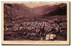 St Jean de Maurienne Old Postcard General view and valley of & # 39arc