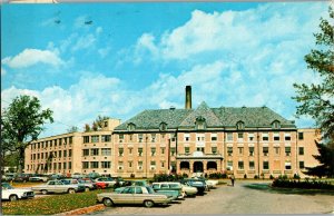 View of Clay County Hospital, Brazil IN c1970 Vintage Postcard H64