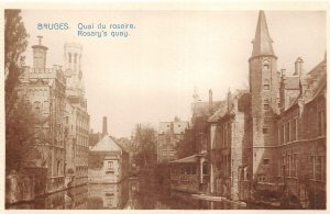 Lot 38  bruges rosary s quai belgium real photo