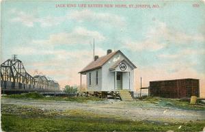 c1910 Postcard Jack Ring Life Savers New Home, St. Joseph MO Buchanan County