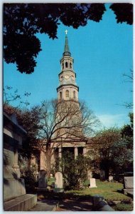 M-48179 St Philip's Church and Grave Of John C Calhoun Charleston South Carolina