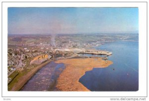 A bird's eye view of the city and Port Alfred, Quebec, Canada, PU_1969