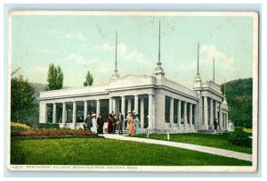 c1912 Restaurant in Mountain Park, Holyoke, Massachusetts MA Postcard 