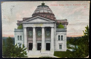 Vintage Postcard 1907 Christian Science Church, Kansas City, Missouri (MO)