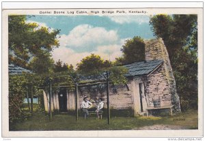 Daniel Boone Log Cabin, High Bridge Park, Kentucky, 10-20s
