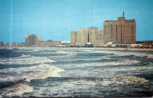 New Jersey Atlantic City View Of The Ocean Looking Towards Ventnor