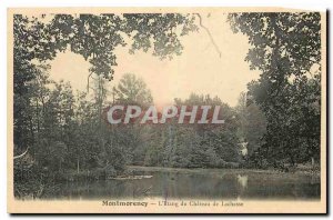 Old Postcard Montmorency L'Etang du Chateau Lachasse