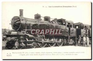 Postcard Old Train Locomotive Machine Tender 3804