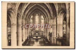 Old Postcard Montmorency Interior of I Church St. Martin