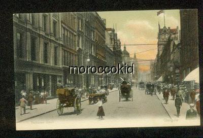 GLASGOW SCOTLAND BUCHANAN STREET DOWNTOWN STORES HORSES C...