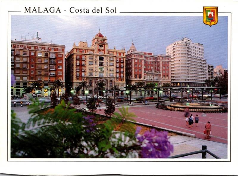 Spain Malaga Costa del Sol Plaza de la Marina