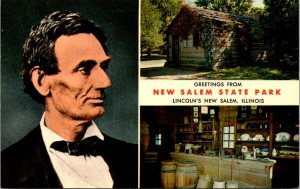 Illinois, Lincoln's New Salem - Greetings From - [IL-283]