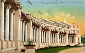 WA - Seattle. Alaska-Yukon-Pacific Exposition, 1909. Colonnade of Agriculture...