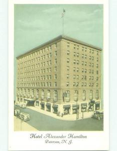 Unused 1940's ALEXANDER HAMILTON HOTEL Paterson New Jersey NJ hr9882