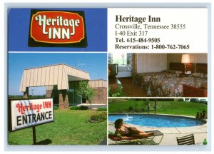 Vintage Heritage Inn, Crossville, Tennessee. Postcard 7XE