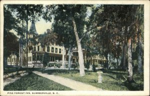 Summerville South Carolina SC Pine Forest Inn Vintage Postcard