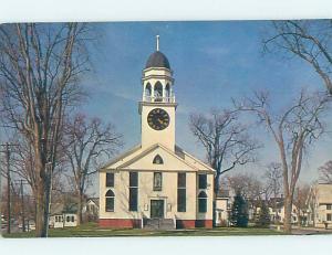 Pre-1980 CHURCH SCENE Waterville Maine ME AD0646