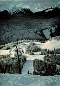 Canada British Columbia Manning Park Winter Scene Gibson Pass Ski Area At Sun...