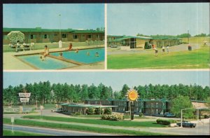 Georgia TIFTON Finest Quality Courts Motel on US Hwys 82 Interstate 75 - Chrome