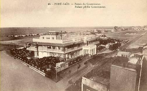 Africa - Egypt, Port Said. Palace of the Government 