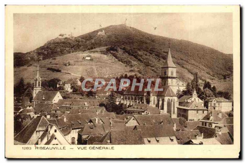 Ribeauville - Vue Generale - Old Postcard