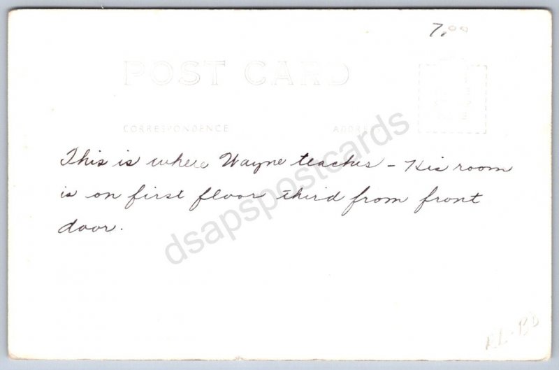 K46/ Kenniwick Washington RPPC Postcard c1940s High School  351