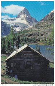 Mount Assiniboine, Log Cabin, The Canadian Rockies, CANADA,  40-60s