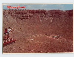 Postcard Meteor Crater Northern Arizona USA
